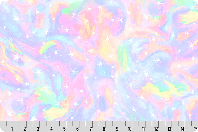 Cloud Cuddle Minky -Unicorn Splash Cloud Cuddle Multi Double Sided Minky From Shannon Fabrics