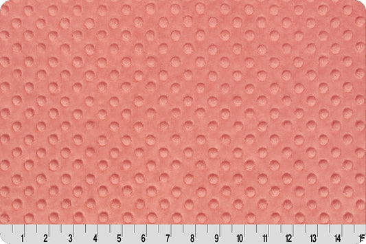 Coral Cuddle Dimple Minky