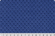 Electric Blue Cuddle Dimple Minky