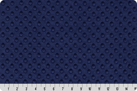 Midnight Blue Cuddle Dimple Minky