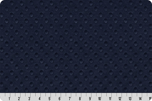 Navy Cuddle Dimple Minky