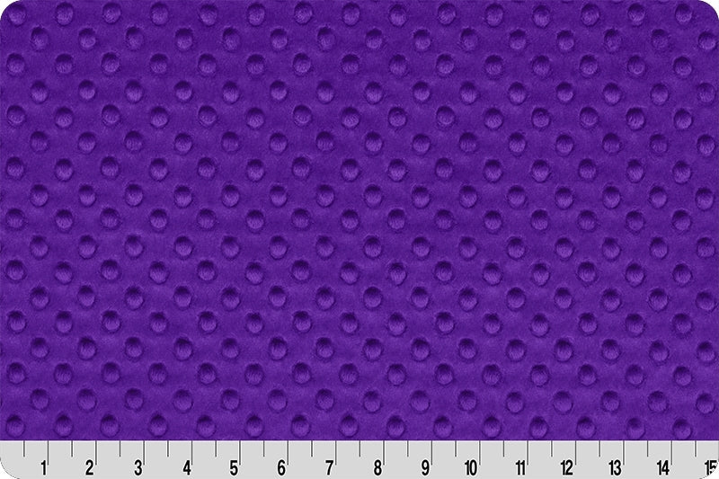 Purple Cuddle Dimple Minky