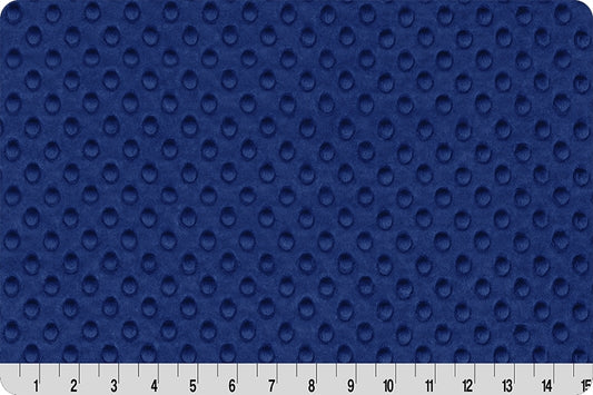 Royal Blue Cuddle Dimple Minky