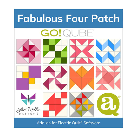 Electric Quilt Add-On for GO! Qube Fabulous Four Patch