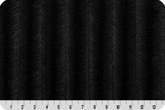 Minky - Luxe Cuddle Chinchilla BLACK From Shannon Fabrics