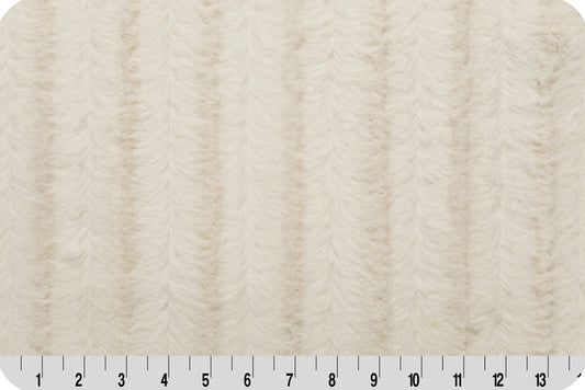 Minky - DISCONTINUED-Luxe Cuddle Chinchilla IVORY From Shannon Fabrics