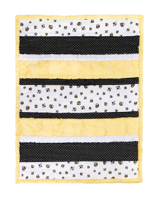 MINKY - BEE HAPPY BAMBINO CUDDLE KIT 28"X37"