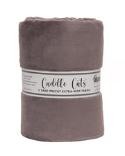 110" Extra Wide Minky - 3 Yard Cut of CHARCOAL Smooth - 108"x110"