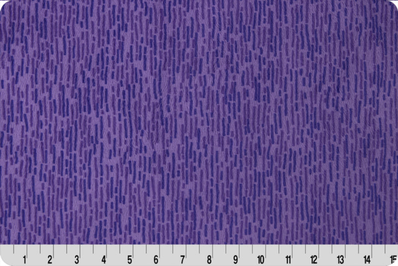 MINKY - 90" Extra Wide AMETHYST DASH Cuddle Minky from Shannon Fabrics