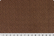 MINKY - 90" Extra Wide COCOA DOTTIE Cuddle Minky from Shannon Fabrics