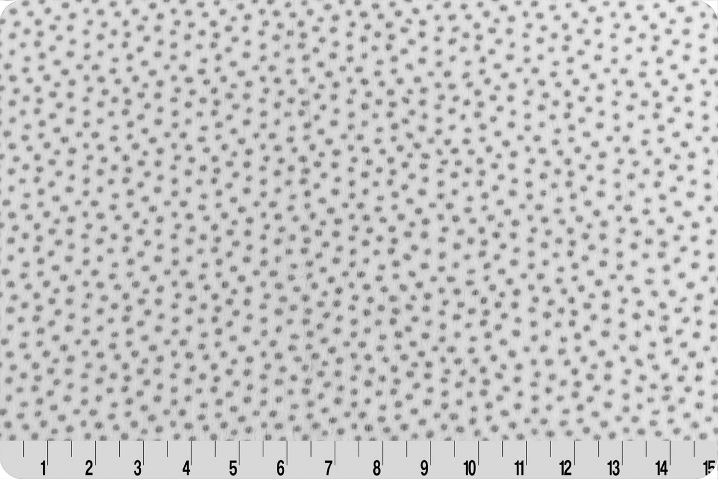 MINKY - 90" Extra Wide SILVER DOTTIE Cuddle Minky from Shannon Fabrics