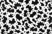 Minky - Cow Moo Digital Cuddle Black From Shannon Fabrics - 60" Wide