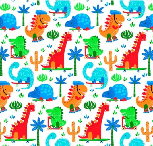 Minky -Dino Dash from EZ Fabrics