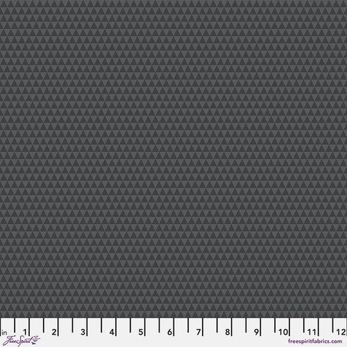 Tula Pink True Colors Graywork Preorder - Kinda Shady in Carbon