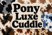 Minky - Pony Luxe Cuddle 10mm Pile 60 inch Wide from Shannon Fabrics
