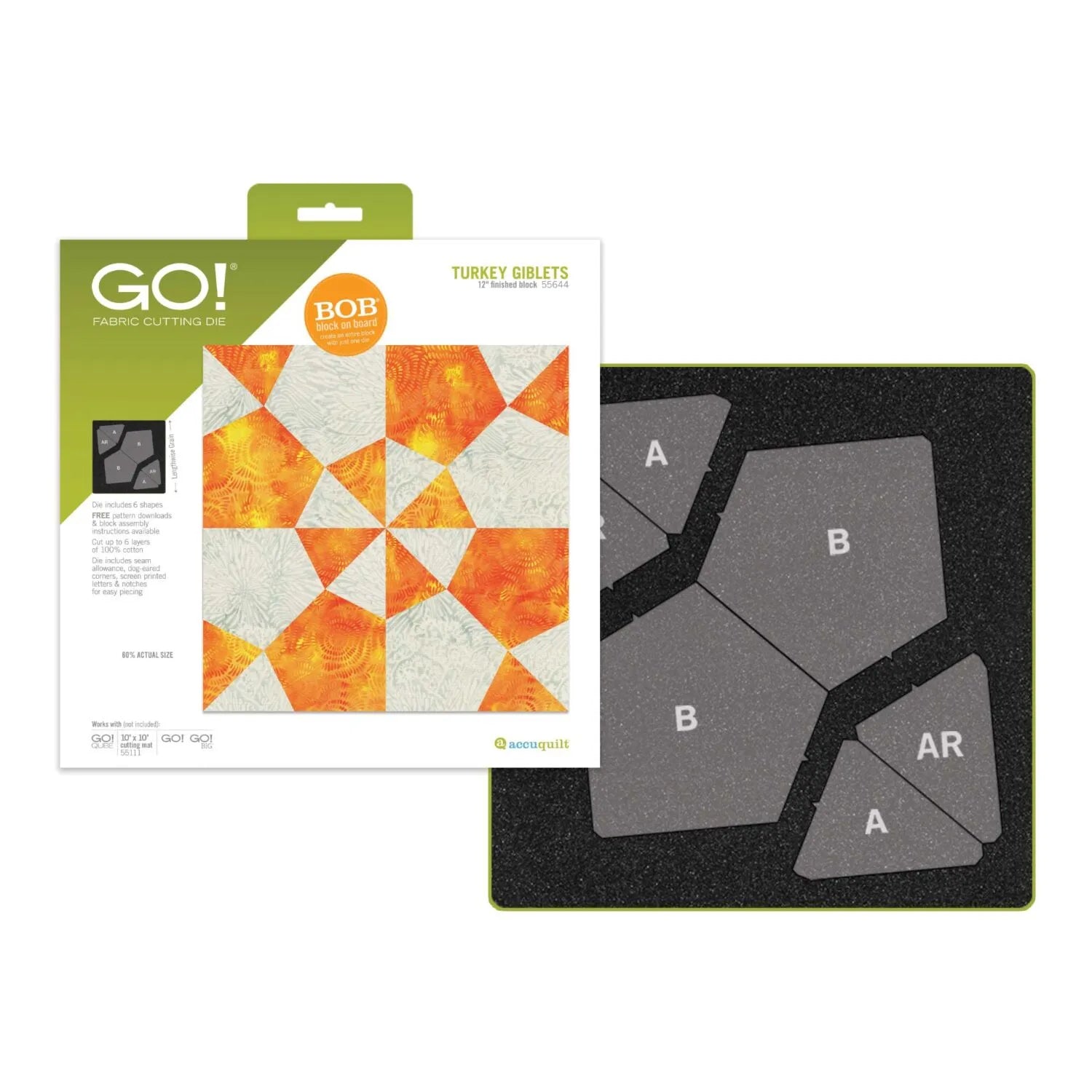 GO! Turkey Giblets-12" Finished Die