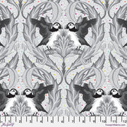 Tula Pink Grayworks  - Huffin & Puffin in Whisper