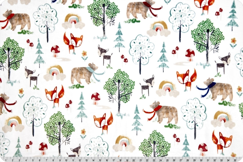 Minky - All That Wander Digital Cuddle® Multi from Shannon Fabrics - 60" Wide