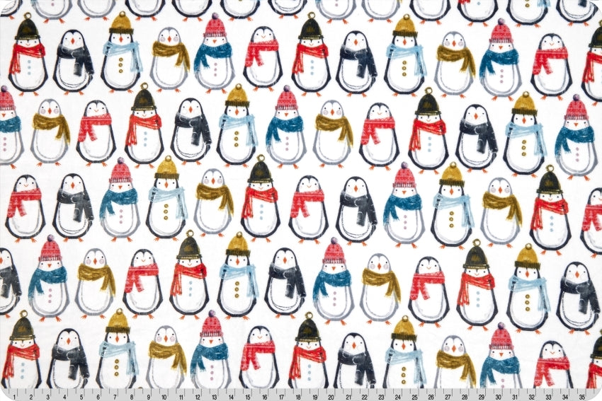 Minky - Cozy Up Digital Cuddle Multi From Shannon Fabrics - 60" Wide