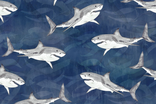 Minky -Deep Dive Digital Cuddle Multi From Shannon Fabrics