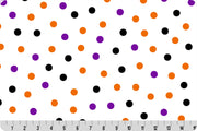 Minky - Dot Digital Cuddle Halloween From Shannon Fabrics - 60" Wide