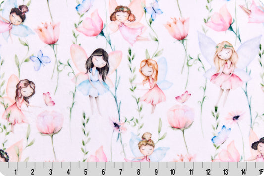 Minky - Fairy Garden Digital Cuddle Multi From Shannon Fabrics