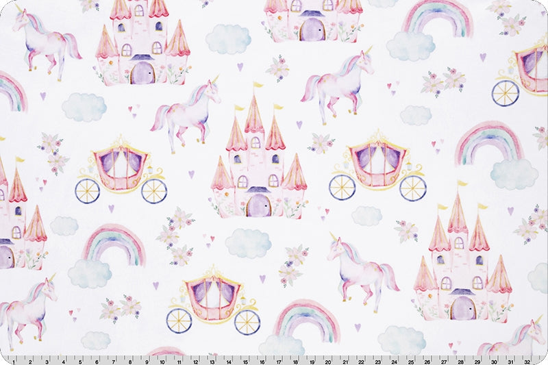 Minky - Fairy Tale Digital Cuddle Blush From Shannon Fabrics