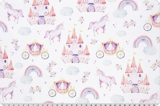 Minky - Fairy Tale Digital Cuddle Blush From Shannon Fabrics