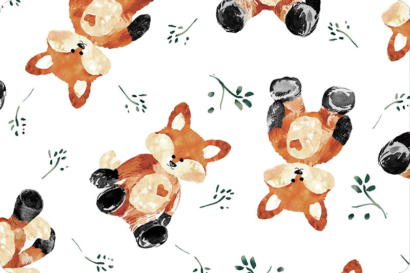 Minky - Foxxy Digital Cuddle Rust From Shannon Fabrics - 60" Wide