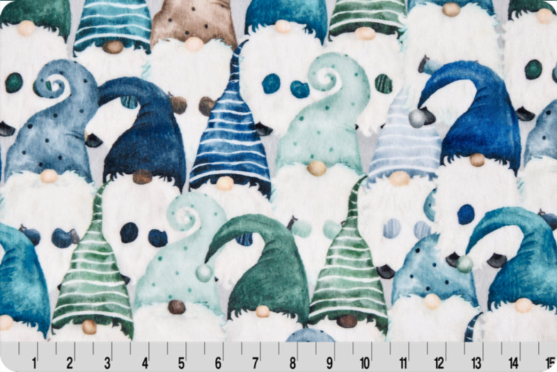 Minky - Gnome One Like You Digital Cuddle Juniper From Shannon Fabrics - 60" Wide