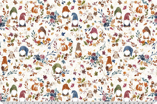 Minky - Harvest Gnomes Digital Cuddle Multi From Shannon Fabrics