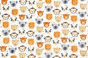 Minky - Heads Up Digital Cuddle Natural From Shannon Fabrics - 60" Wide