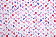 Minky - Heart Hues Digital Cuddle Multi From Shannon Fabrics - 60" Wide