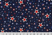 Minky - Liberty Stars Digital Cuddle Ink From Shannon Fabrics - 60" Wide
