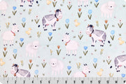 Minky - Little Farm Digital Cuddle Multi From Shannon Fabrics - 60" Wide