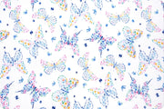Minky - Mariposa Digital Cuddle Snow From Shannon Fabrics - 60" Wide