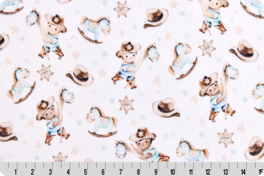 Minky - Mini Roundup Digital Cuddle Powder From Shannon Fabrics