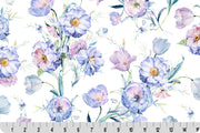 Minky - Poppy Lane in Iris Digital Cuddle Multi From Shannon Fabrics - 60" Wide