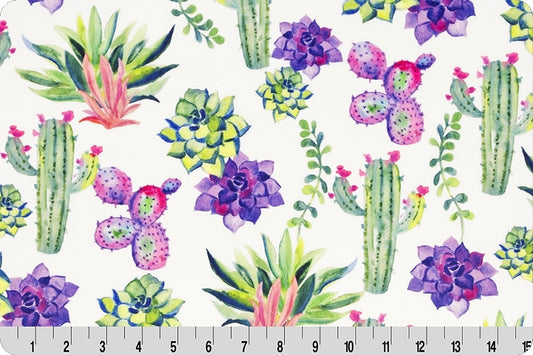 Minky - Prickle Digital Cuddle Basil From Shannon Fabrics