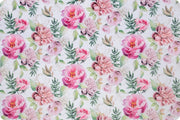 Minky - Rite Of Spring Digital Cuddle Snow From Shannon Fabrics - 60" Wide