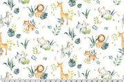 Minky - Safari Babies Digital Cuddle Multi From Shannon Fabrics - 60" Wide