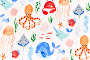 Minky - Sea Pals Digital Cuddle Multi From Shannon Fabrics - 60" Wide