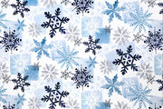 Minky - Snowfall Digital Cuddle Navy From Shannon Fabrics - 60" Wide