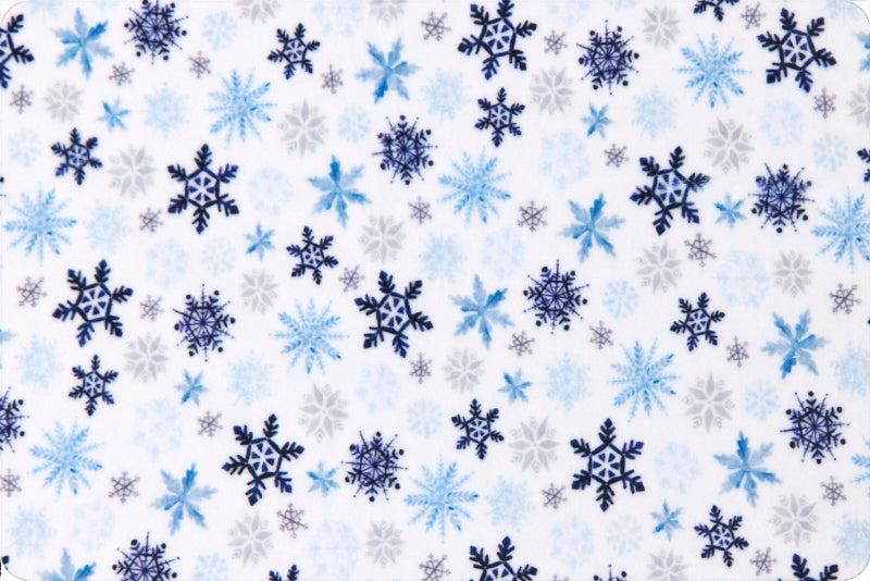 Minky - Snow Frost Digital Cuddle Jeans From Shannon Fabrics