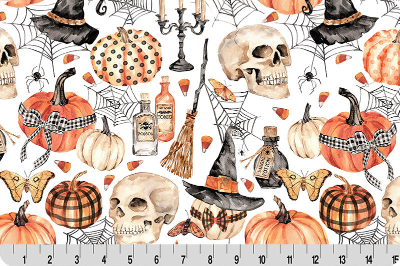 Minky - Spellbound Digital Cuddle Rust From Shannon Fabrics - 60" Wide