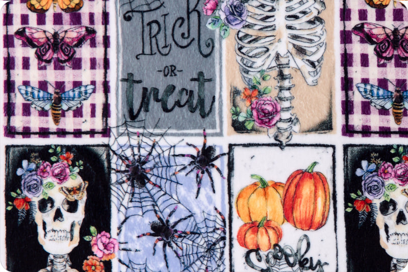 DISCONTINUED Minky - Spooky Chic Digital Cuddle Multi From Shannon Fabrics - 60" Wide