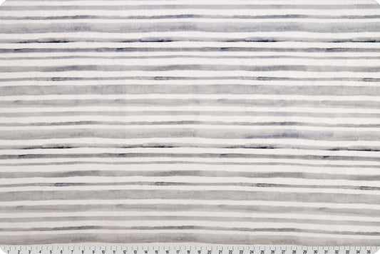 Minky - Stripe Digital Cuddle Alloy From Shannon Fabrics