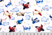 Minky - Sunny Skies Digital Cuddle Multi From Shannon Fabrics - 60" Wide