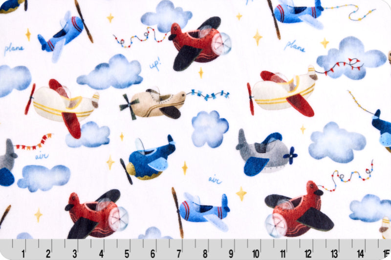 Minky - Sunny Skies Digital Cuddle Multi From Shannon Fabrics - 60" Wide