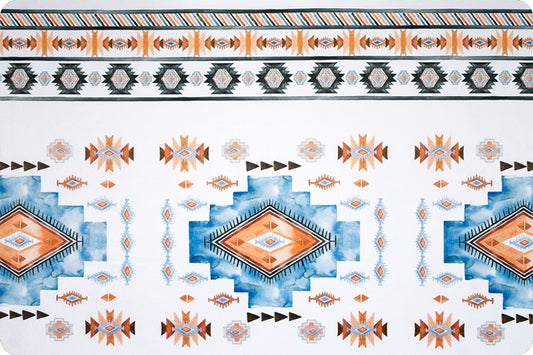 Minky - Tapestry Digital Cuddle Snow From Shannon Fabrics